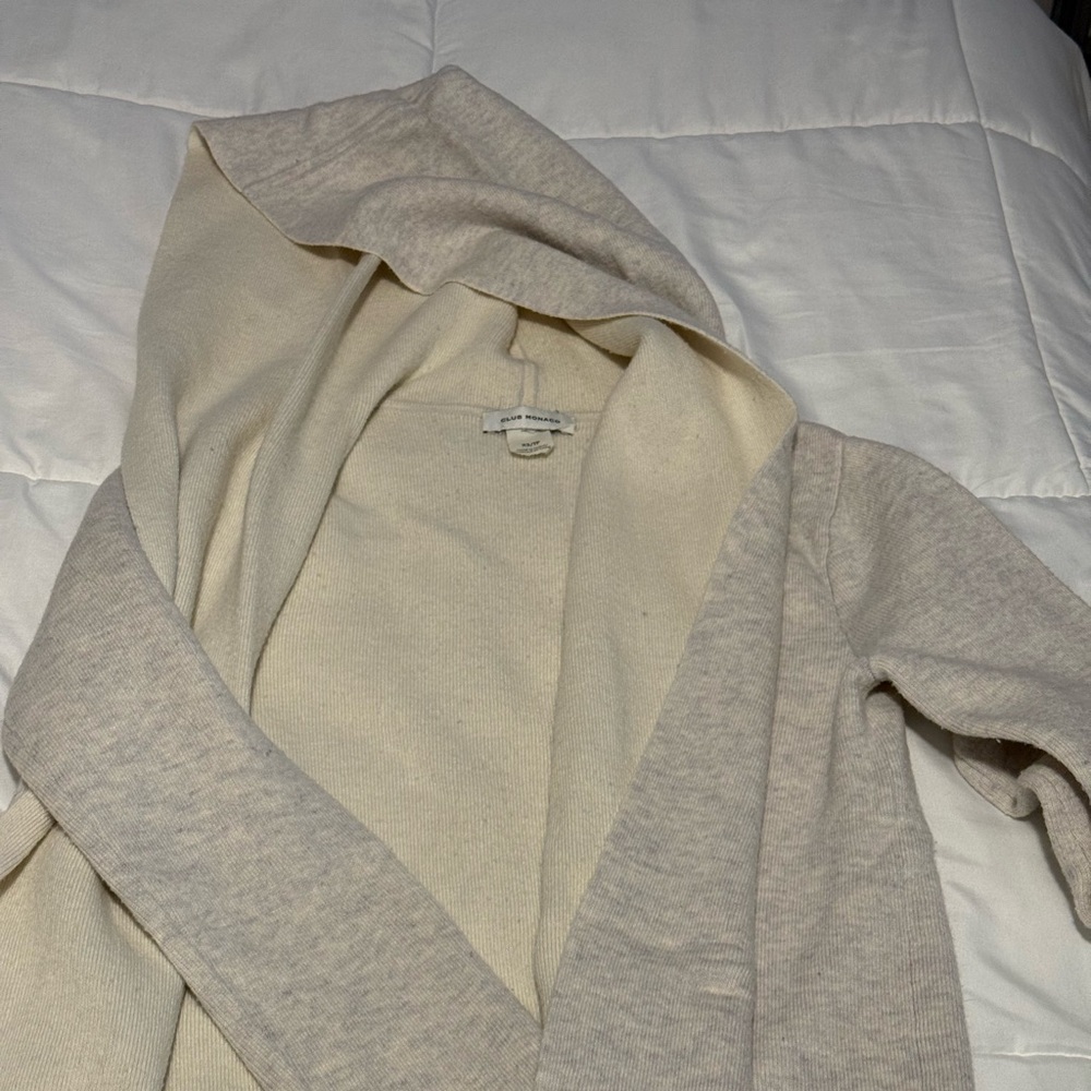 Club Monaco Hooded Cardigan